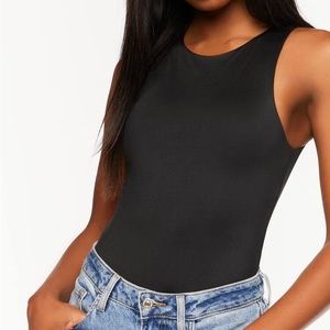 Nasty Gal Black Seamless High Neck Bodysuit